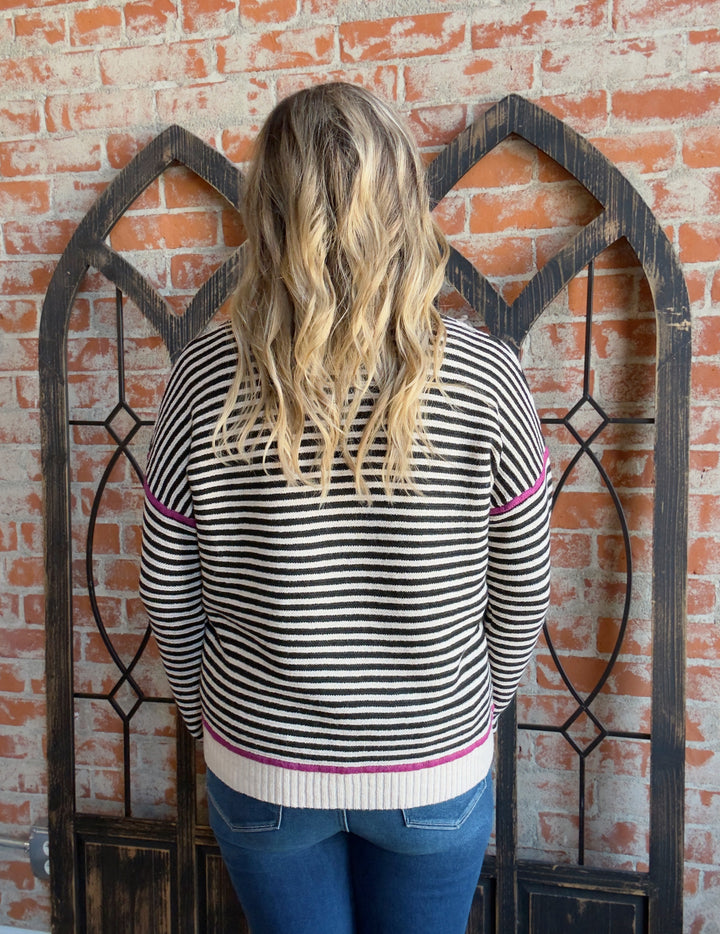 Never Worry Stitched Sweater