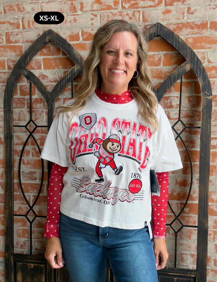 OSU Multi Media Cropped Tee
