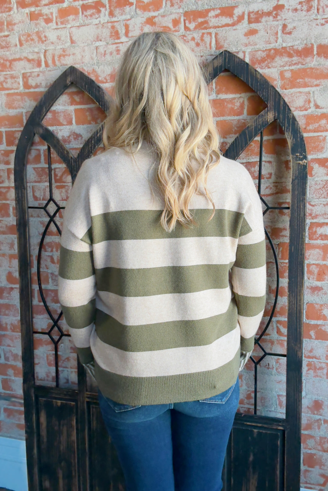 Set Me Free Striped Sweater