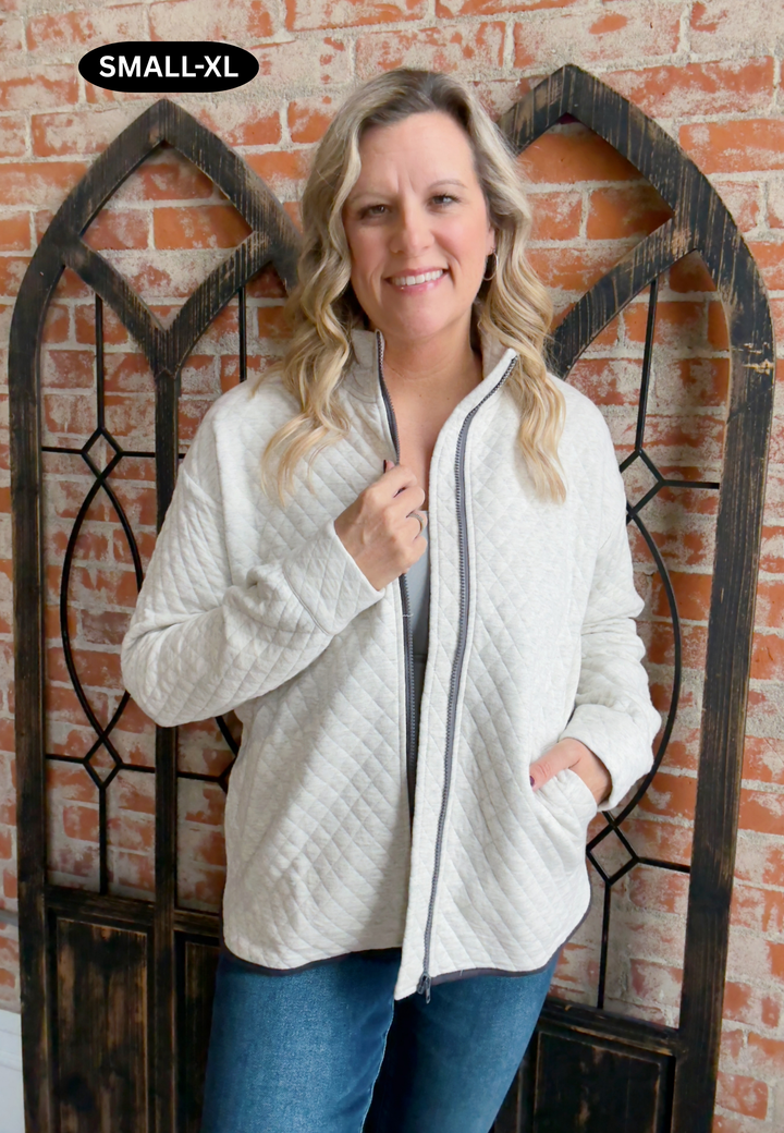 No Second Guesses Quilted Jacket