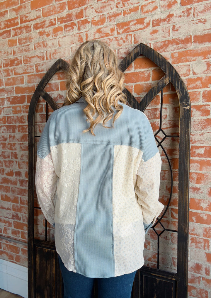 Turning The Corner Floral Button Up-2 Colors