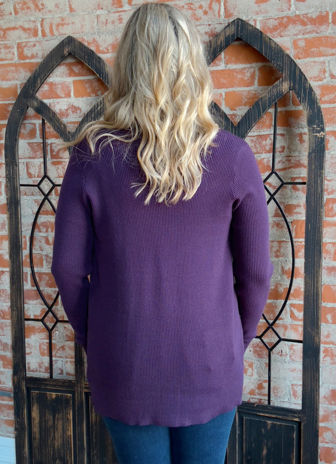 Feels Like Home Waffle Cardigan-2 Colors