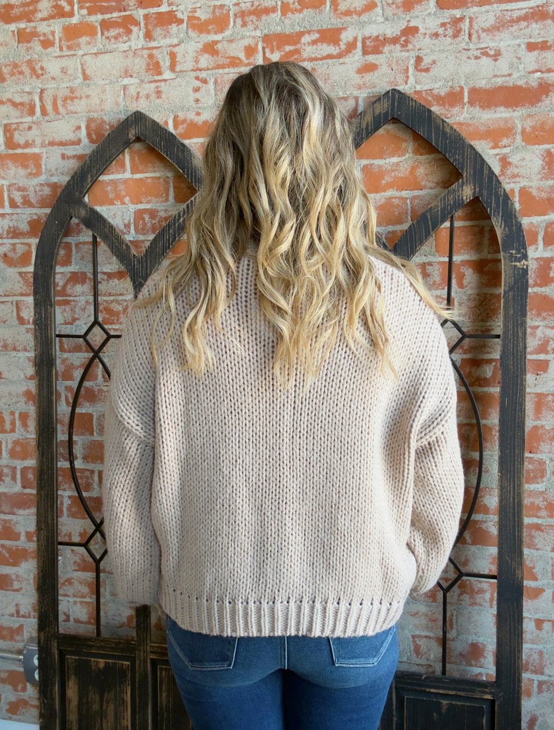 Let Her Bloom Floral Chunky Cardigan
