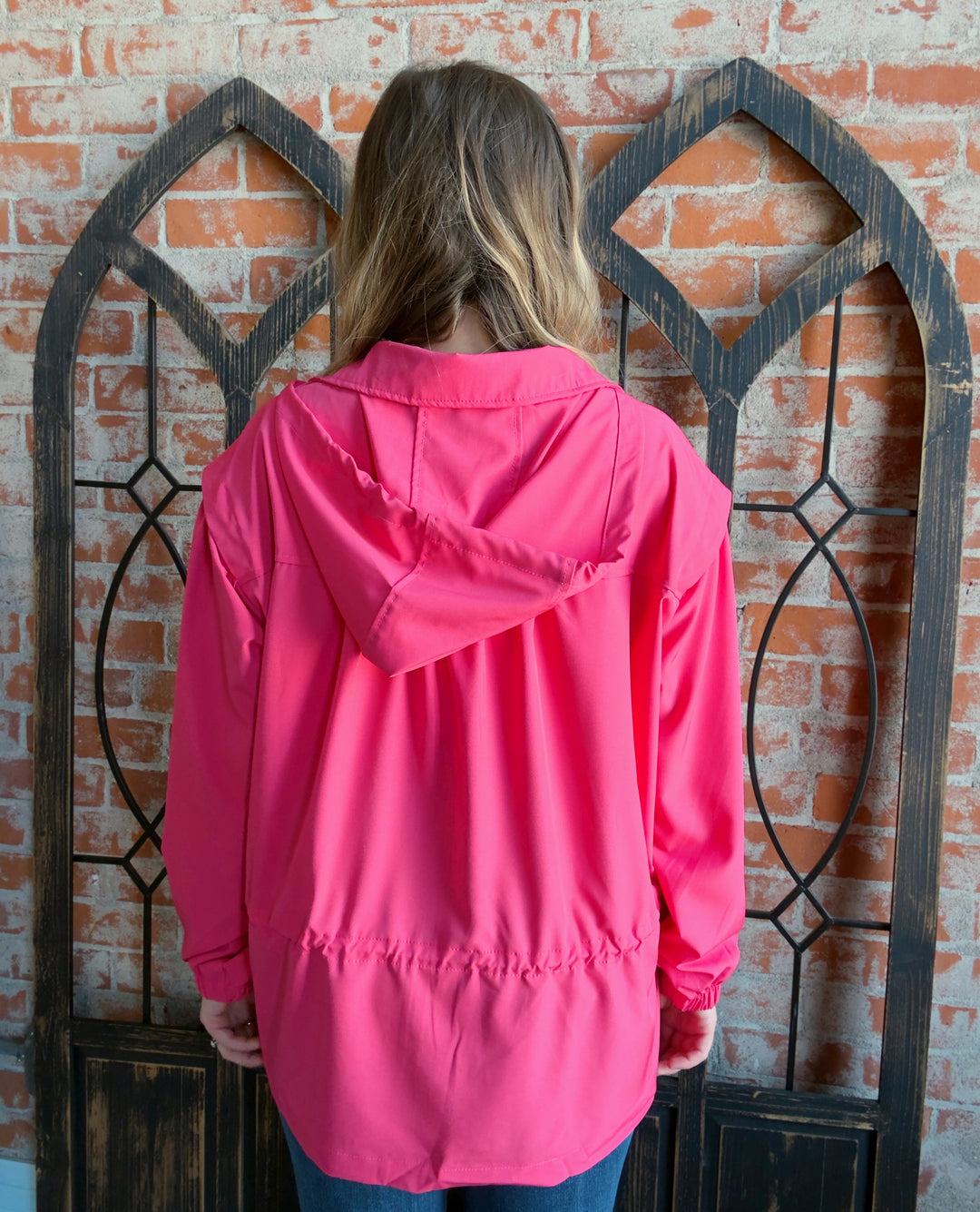 Just Go With It Spring Jacket- Orchid & Coral