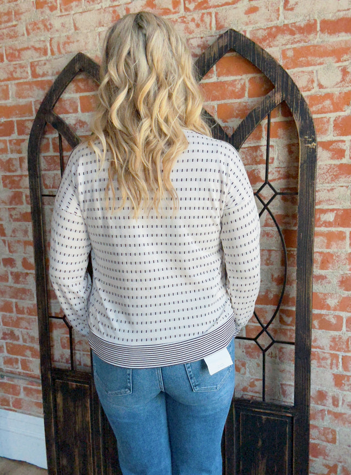 Skip A Beat Long Sleeve-Plum