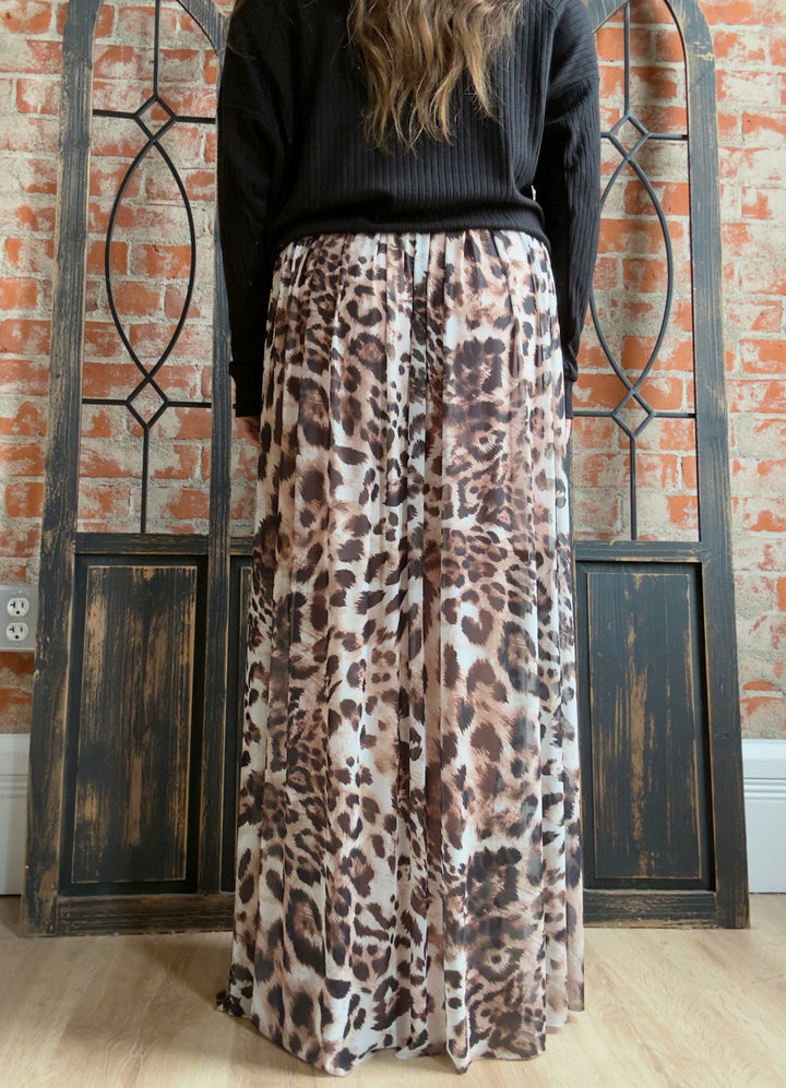 The One, The Only Leopard Maxi Skirt