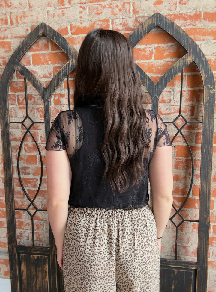 Intimidate Me Lace Tee