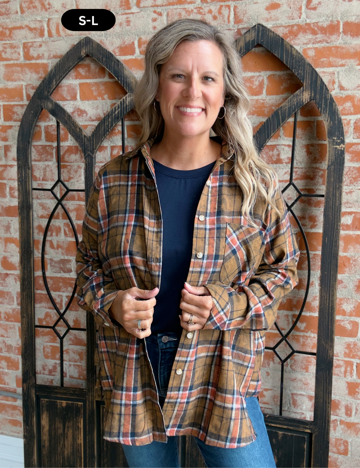 Best Foot Forward Acid Wash Flannel