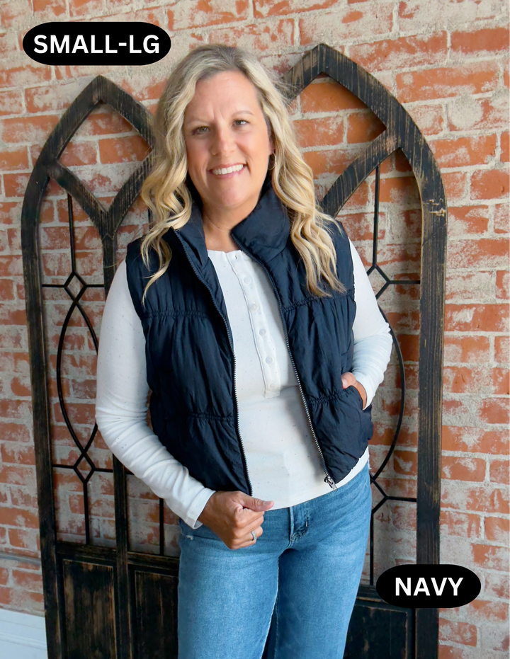 Layer Buddy Cropped Vest-2 Colors