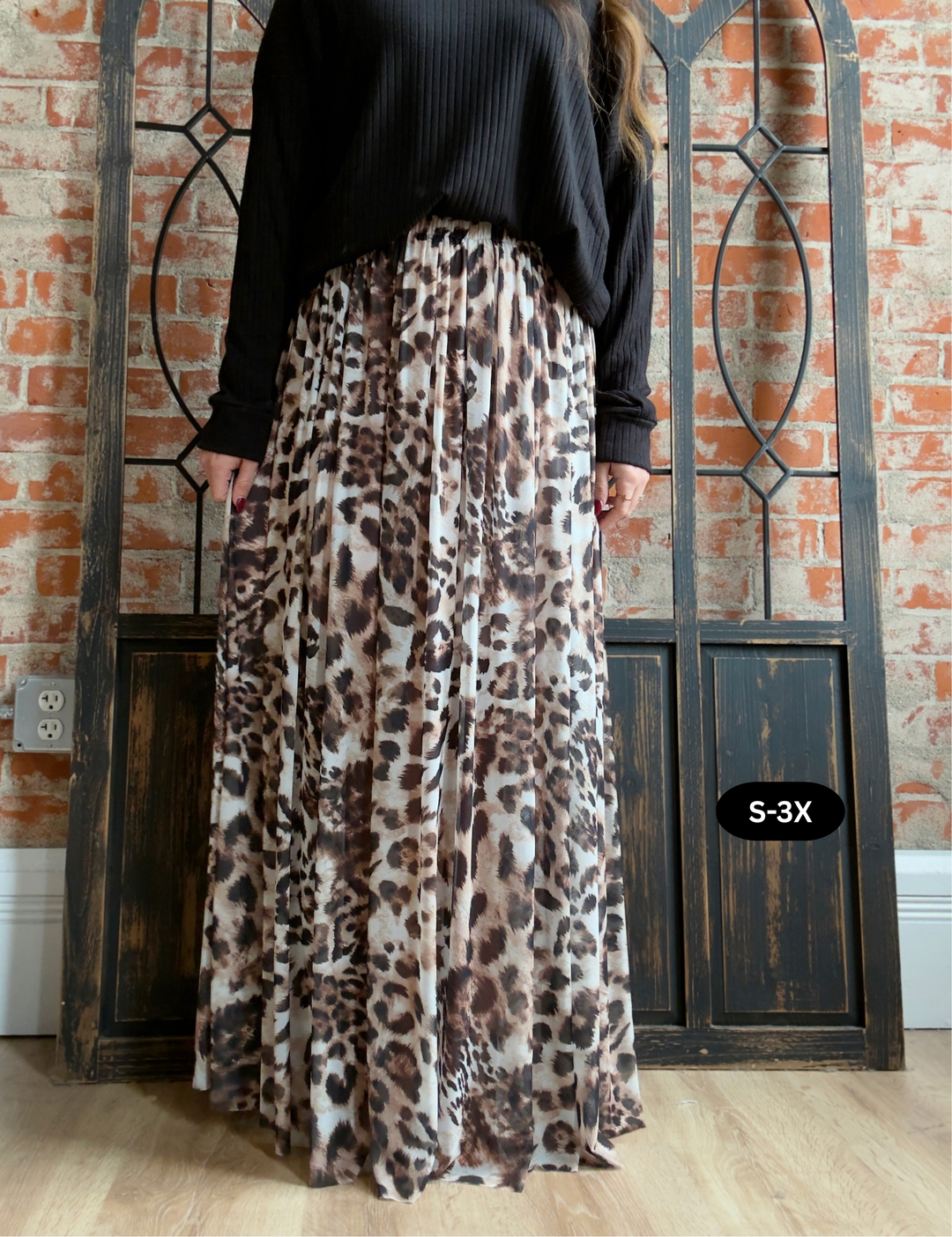 The One, The Only Leopard Maxi Skirt