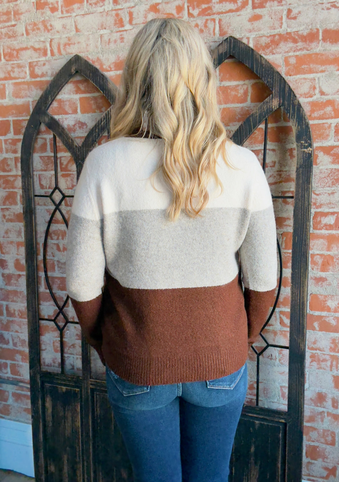 To The Limit Color Block Sweater