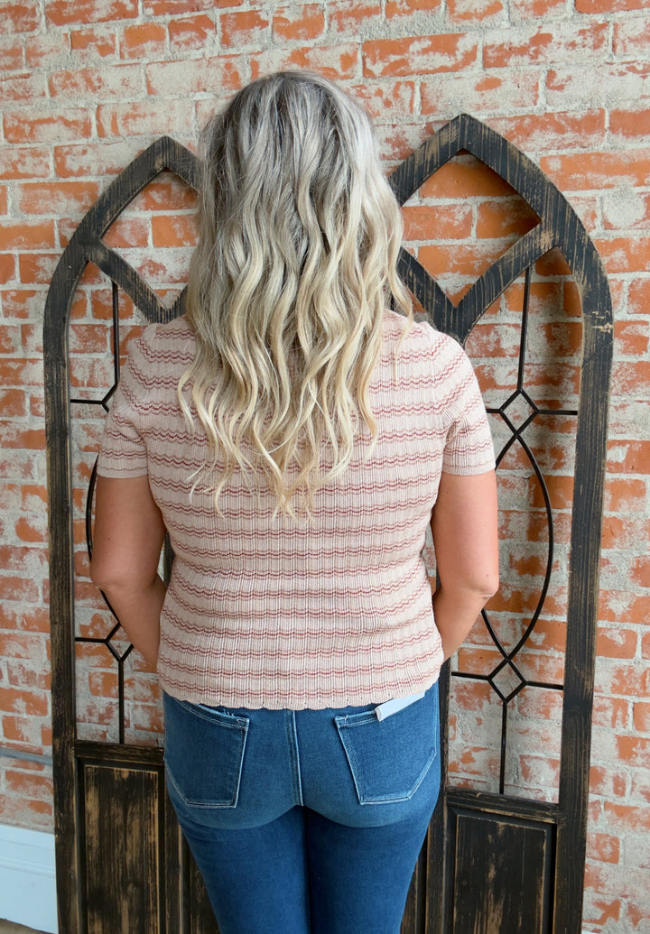 On The Path Striped Sweater