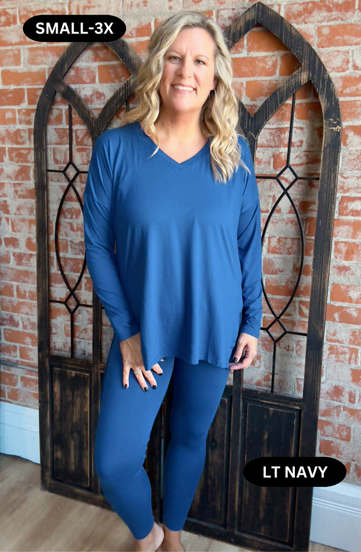 Love To Lounge Set-Blue/Green Tones