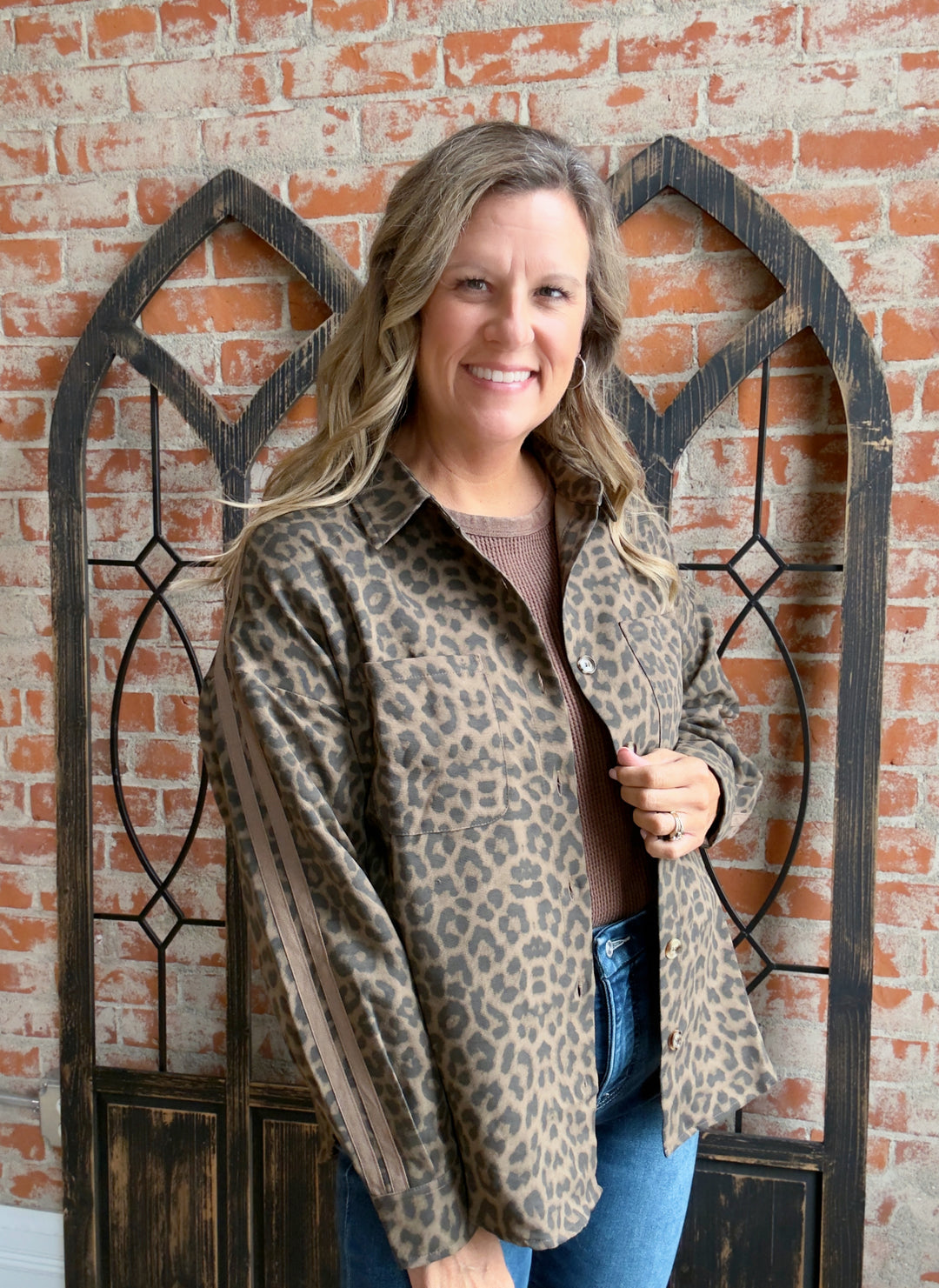 Woman Gone Wild Varsity Stripe Jacket
