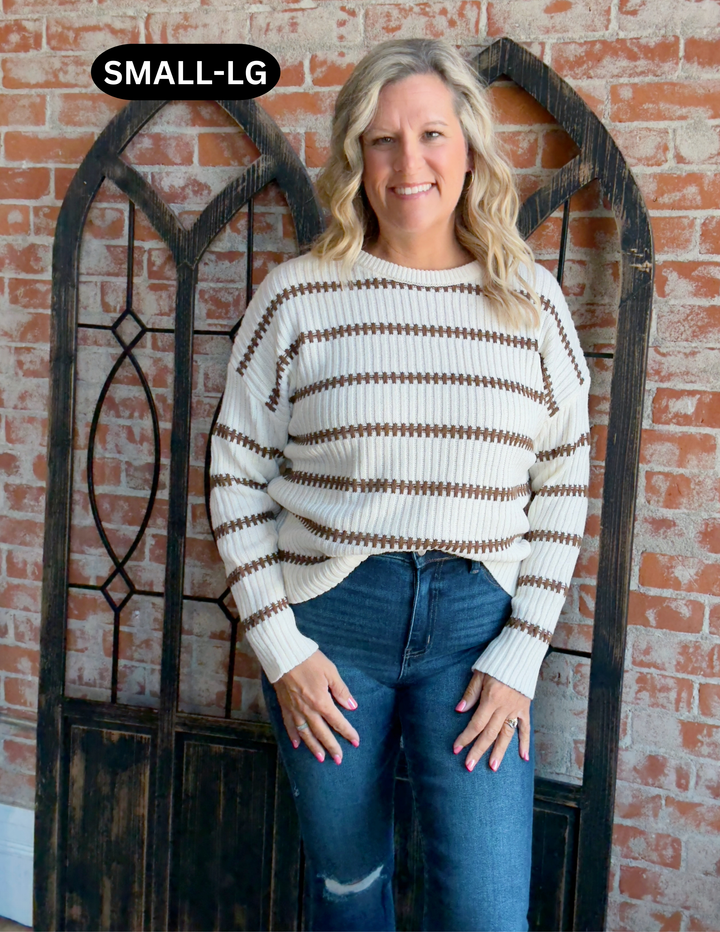 Fall Dreams Striped Sweater