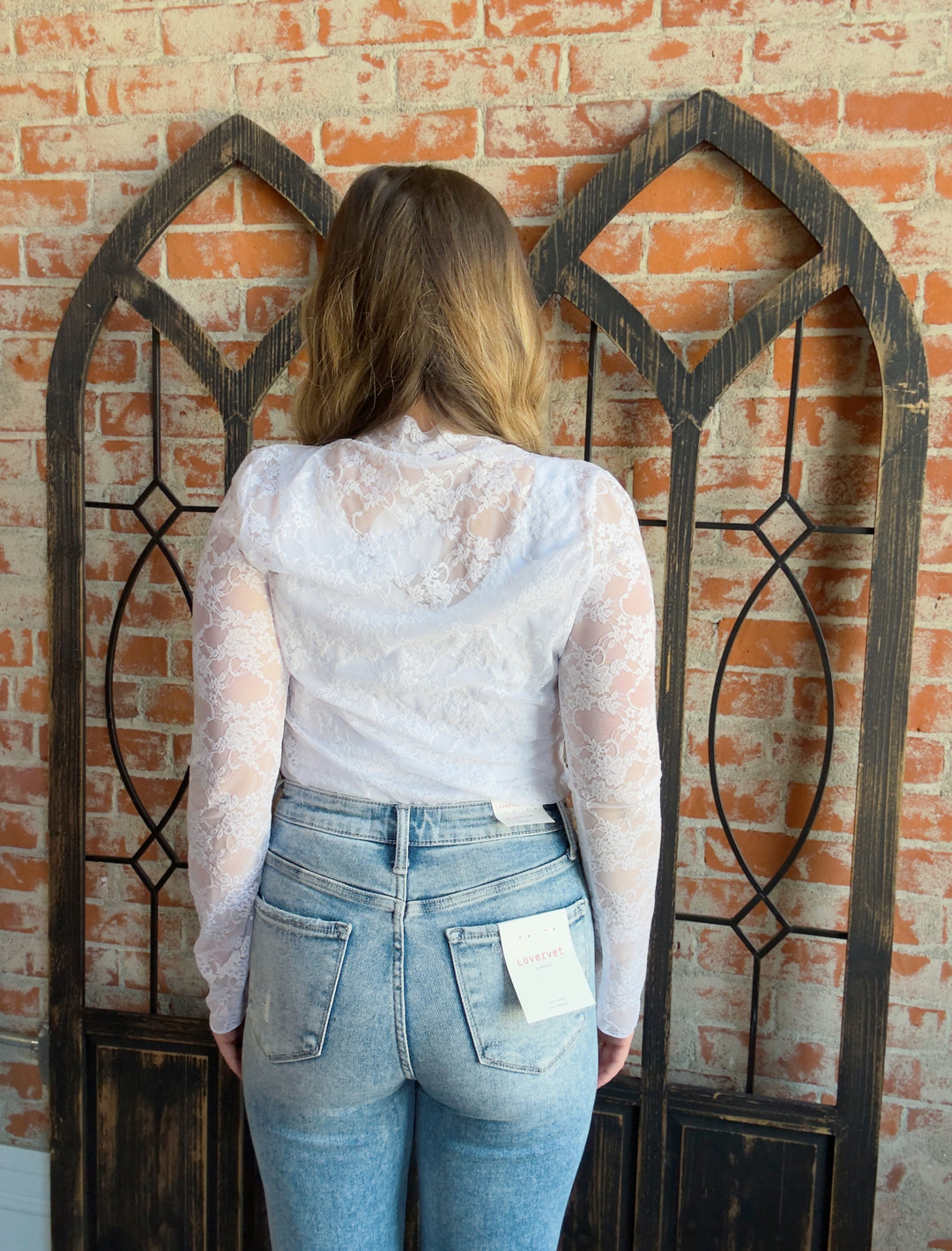 Not Broken Lace Sleeve-Ivory