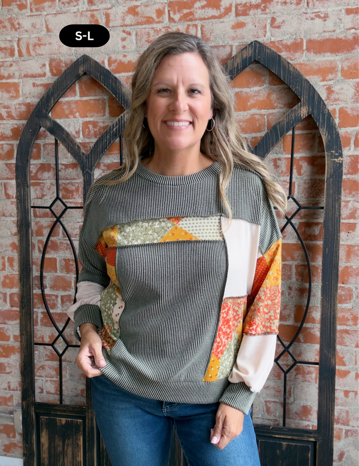 Patched To Perfection Color Block