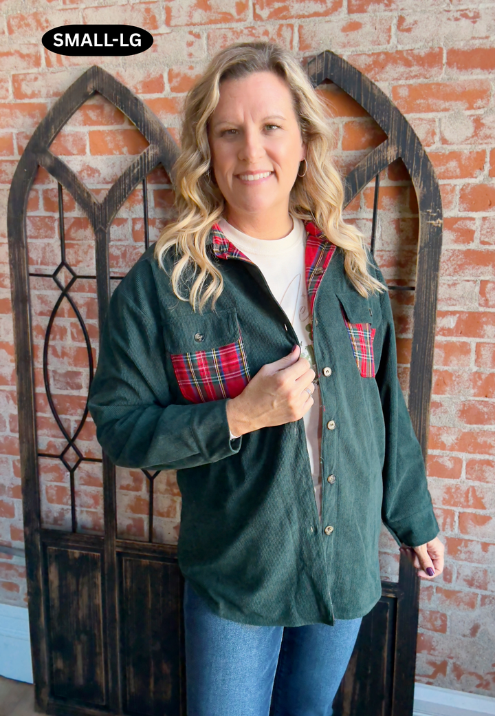 Tis' The Season Reversible Shacket