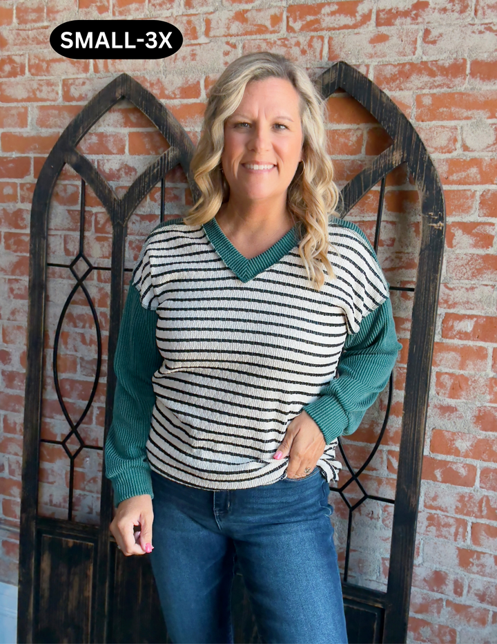 The Final Word Striped Color Block