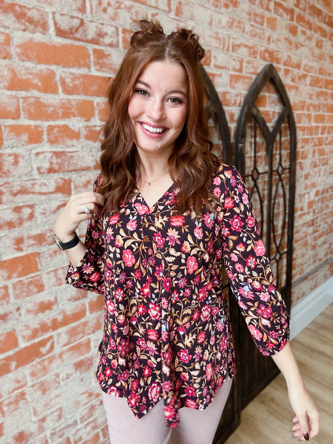 Bring The Love Printed Blouse
