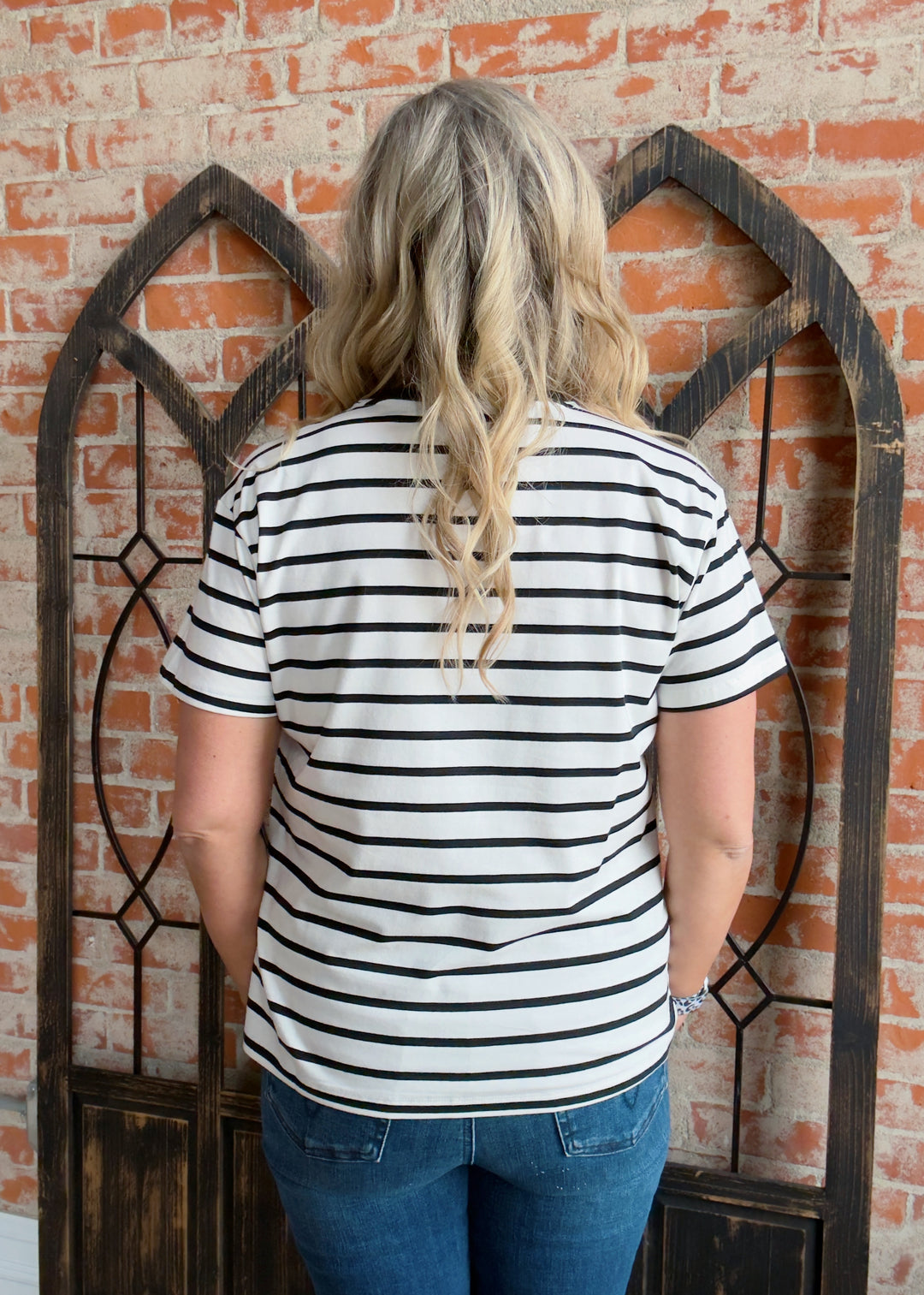Keeping It Together Striped Tee-3 Colors