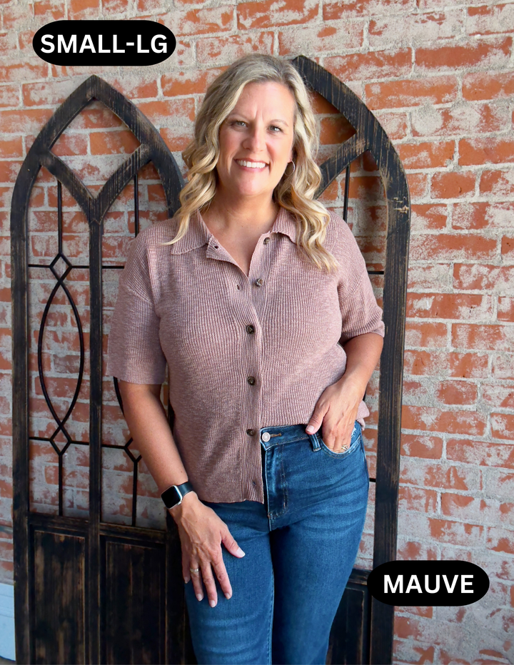 Making Good Choices Collared Sweater Cardigan-2 colors
