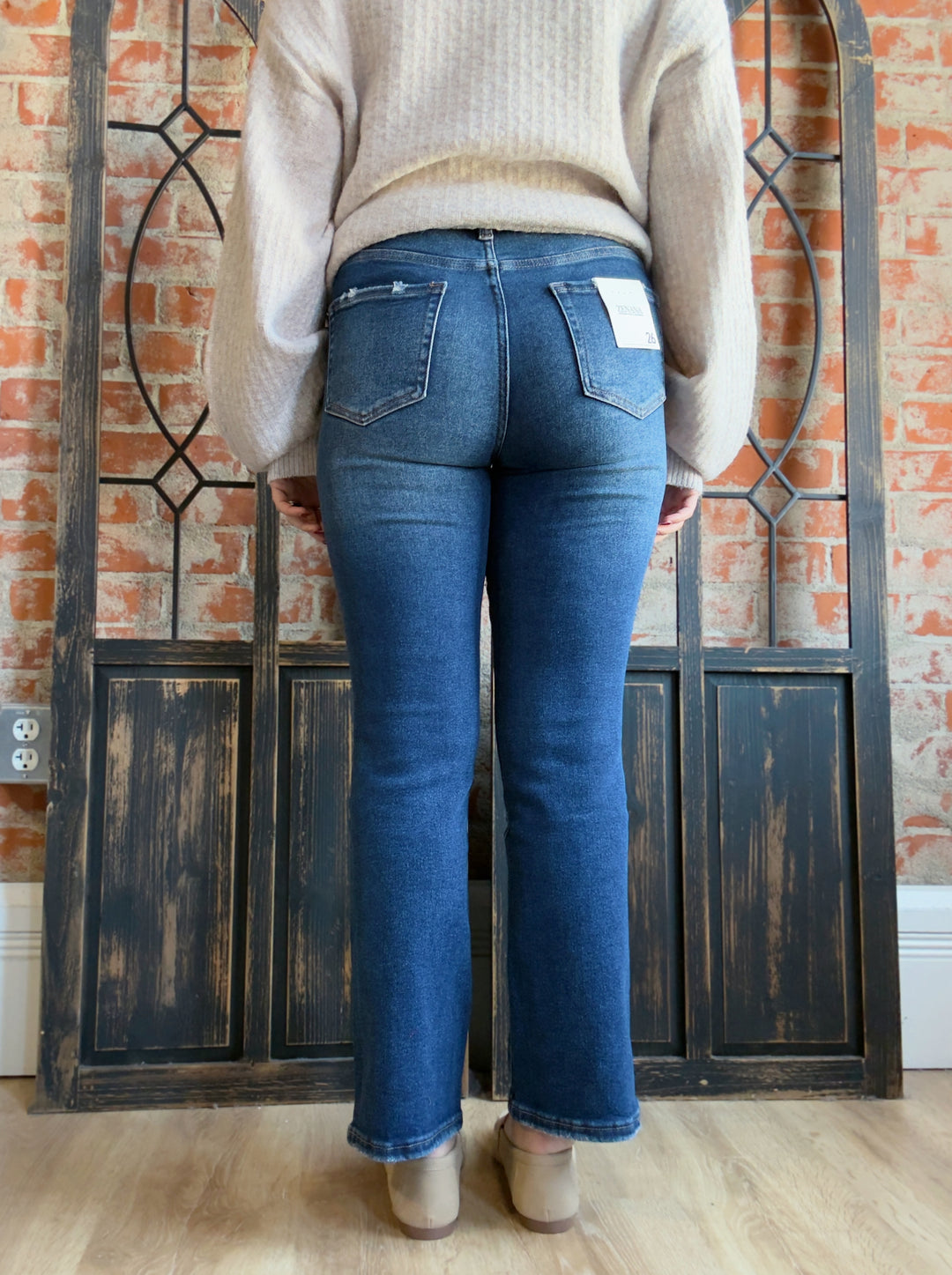 Zenana Reveal It Slim Straight Leg