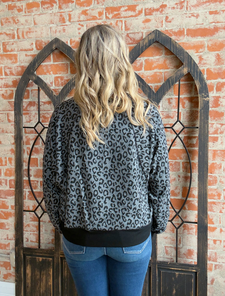 Fierce Haunting Leopard Crewneck