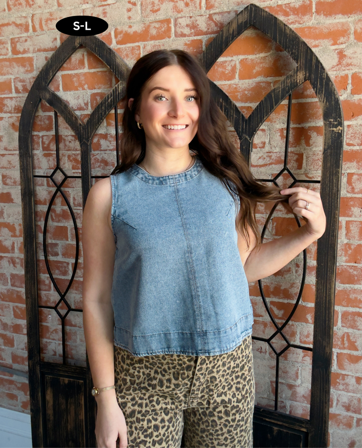 Nashville Nights Denim Tank