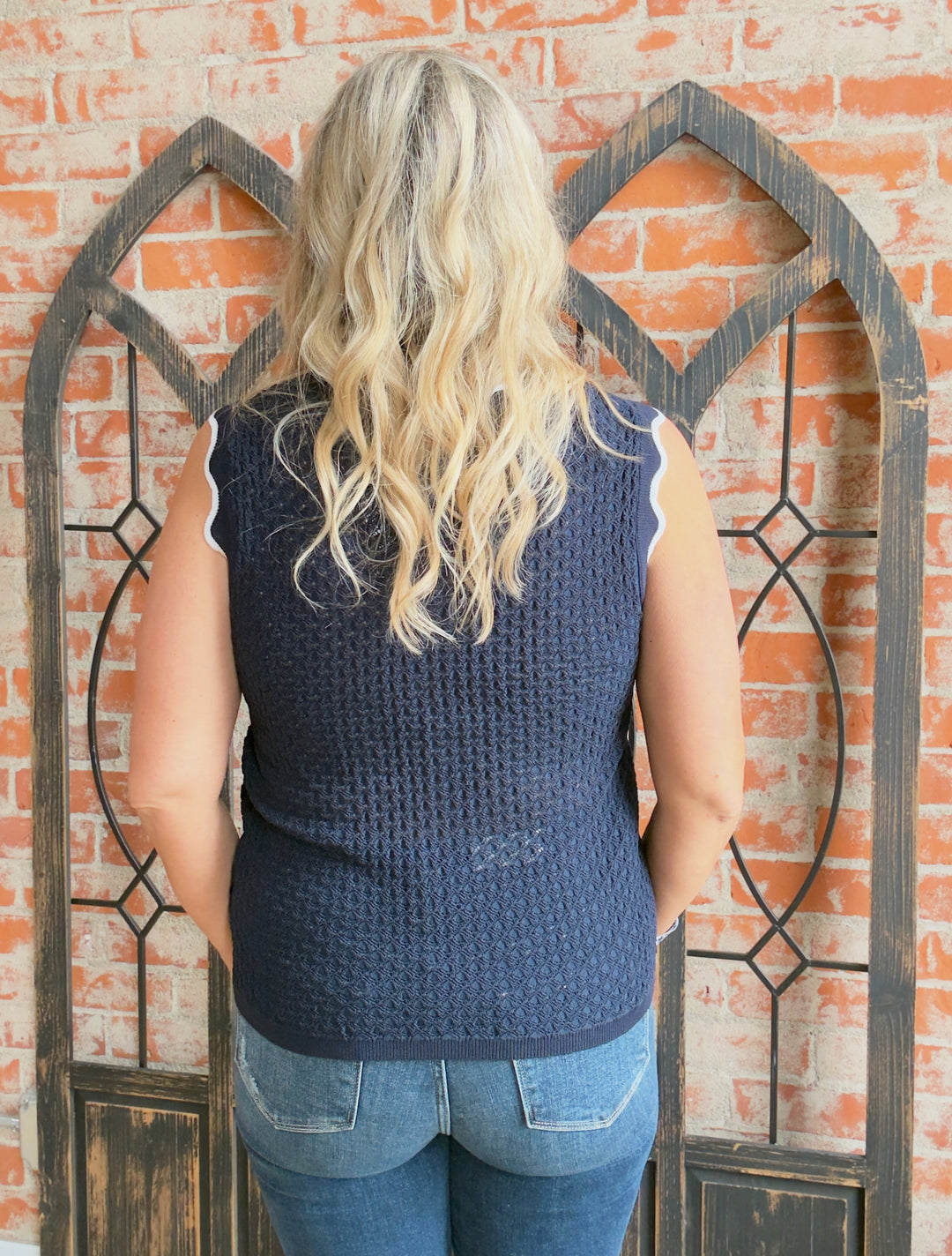 Set Sail Scalloped Tank