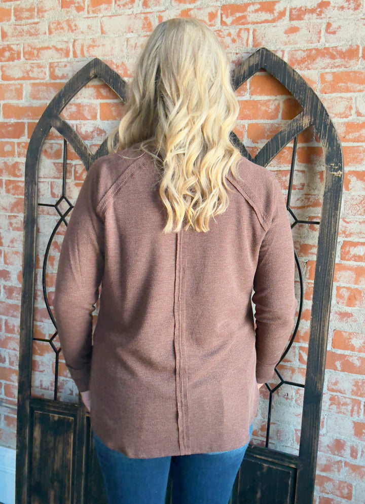 Follow Me Thermal Long Sleeve -Brown