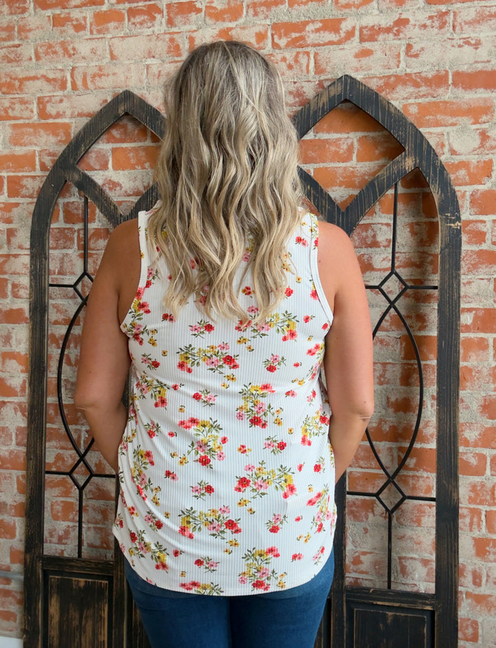 By The Rules Floral Tank