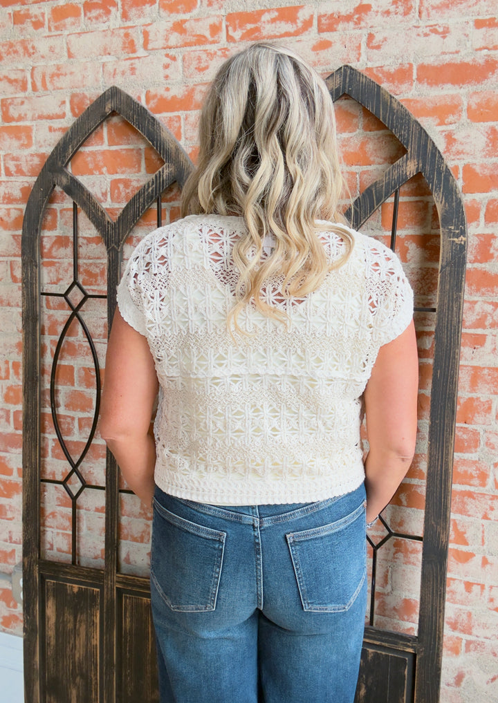Feeling Alive Crochet Sweater