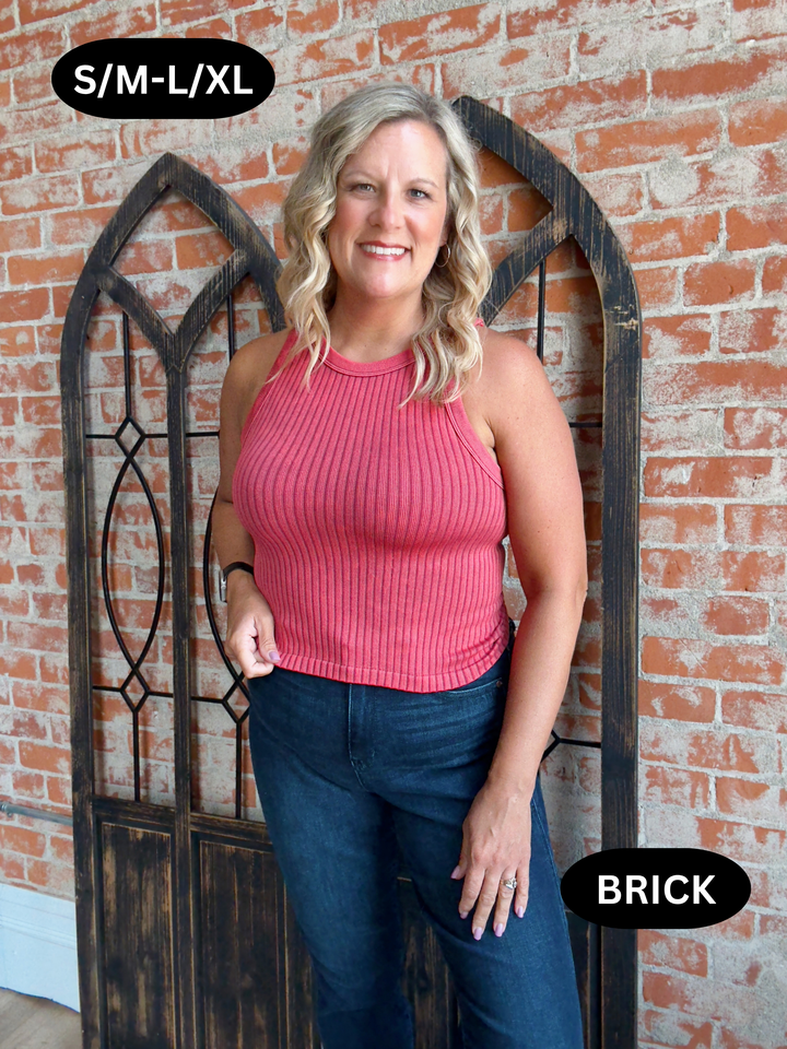 Don't Be Silly Acid Wash Tank-2 Colors