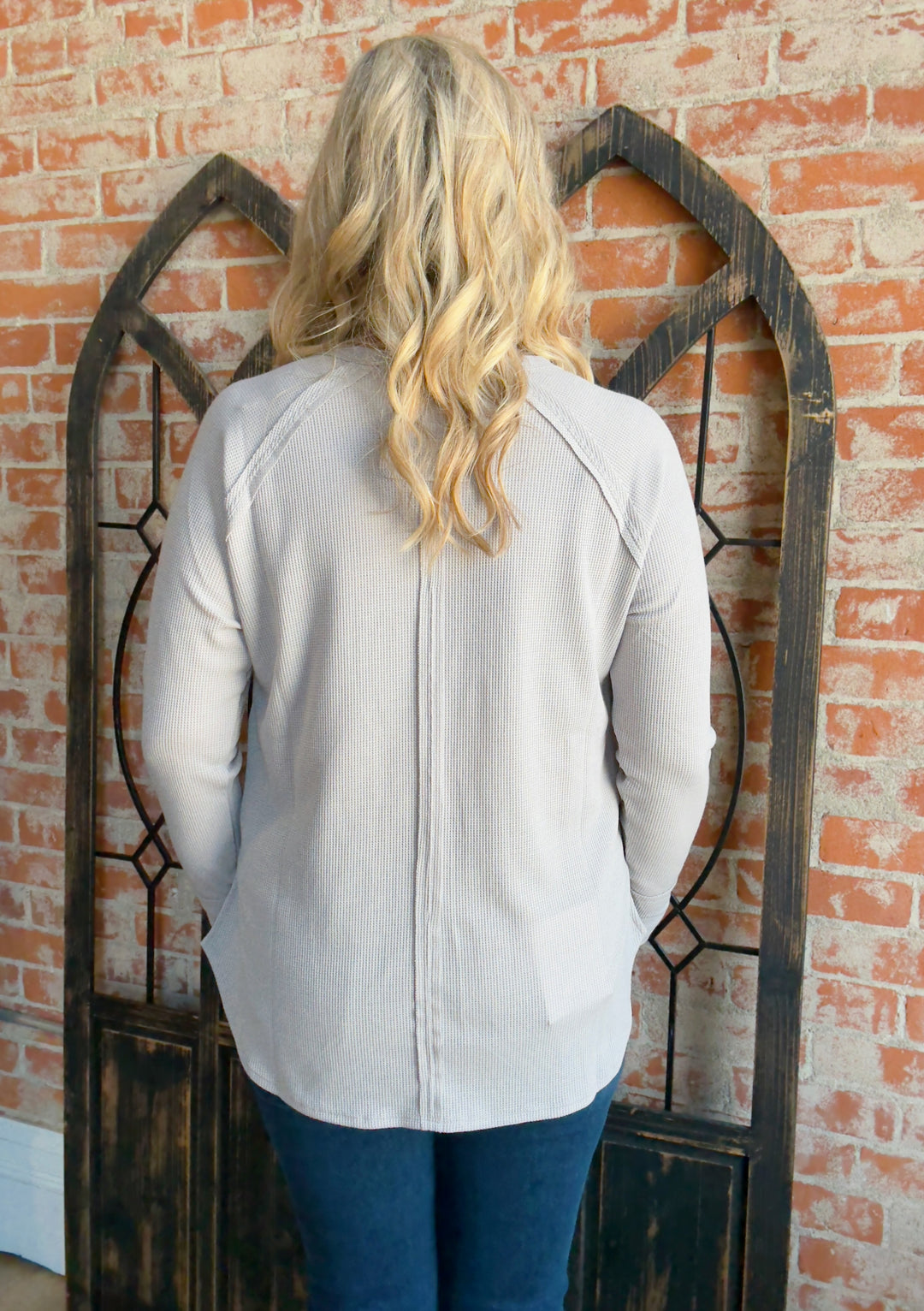 Follow Me Thermal Long Sleeve -Light Grey