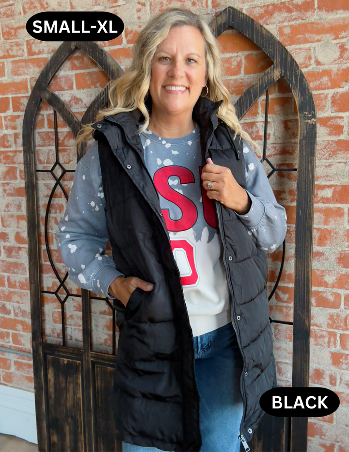 Always In Demand Long Vest-2 Colors