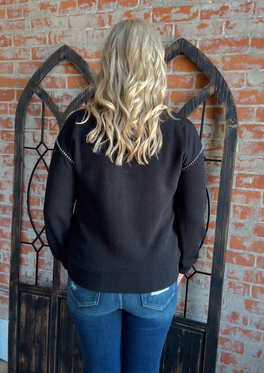 Stitched Up Sweater
