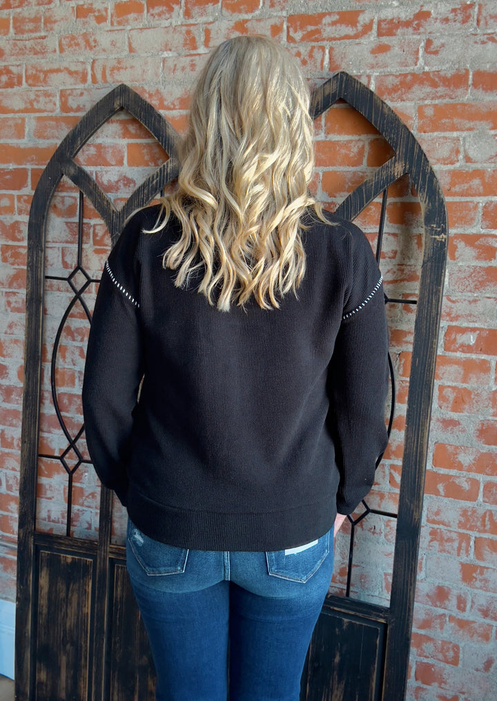 Stitched Up Sweater