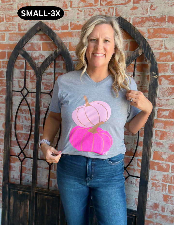 Pink Pumpkins Graphic Tee