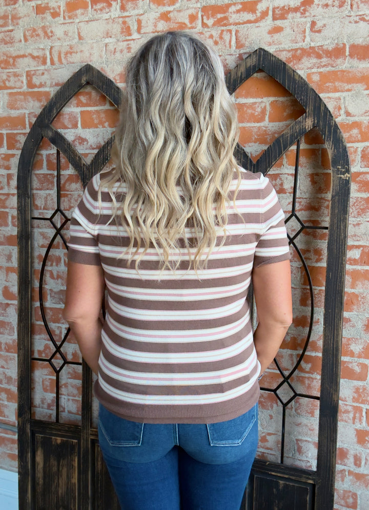 Here Before Skip Stripe Sweater