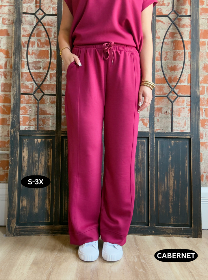 In The Zone Scuba Pant-Pink Tones
