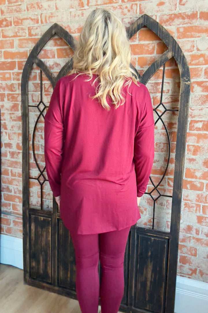 Love To Lounge Set-Purple/Red Tones