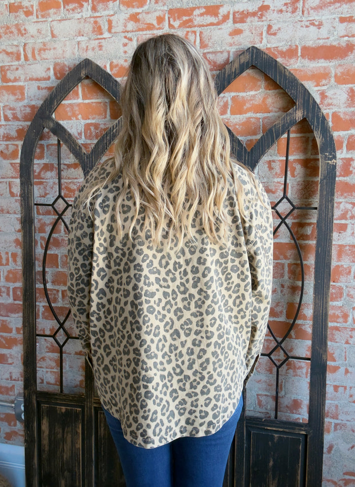Running Out Of Time Leopard Jacket