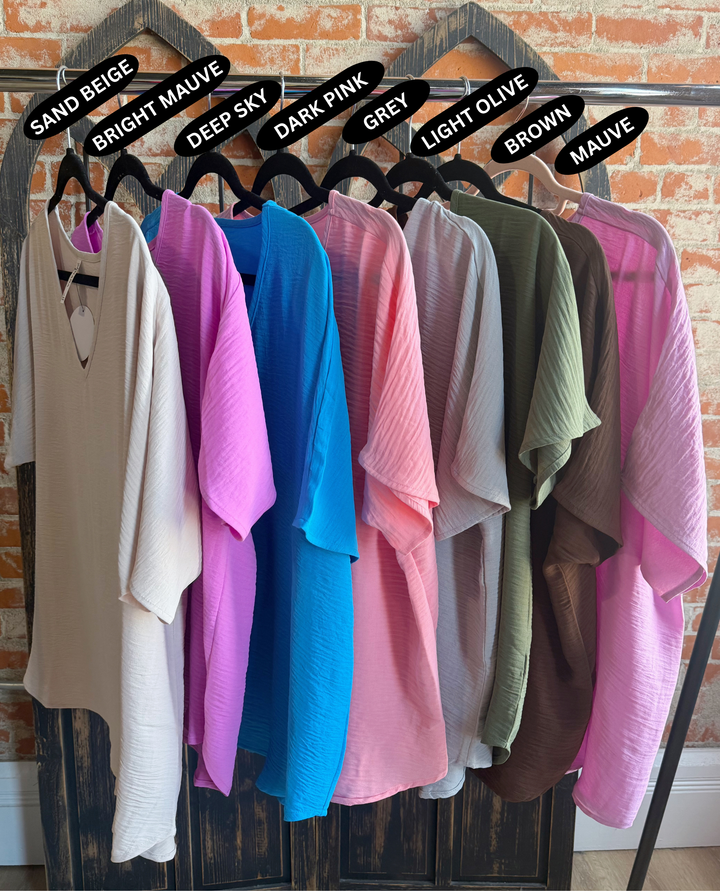 Make An Impact Airflow Blouse-Multiple Colors