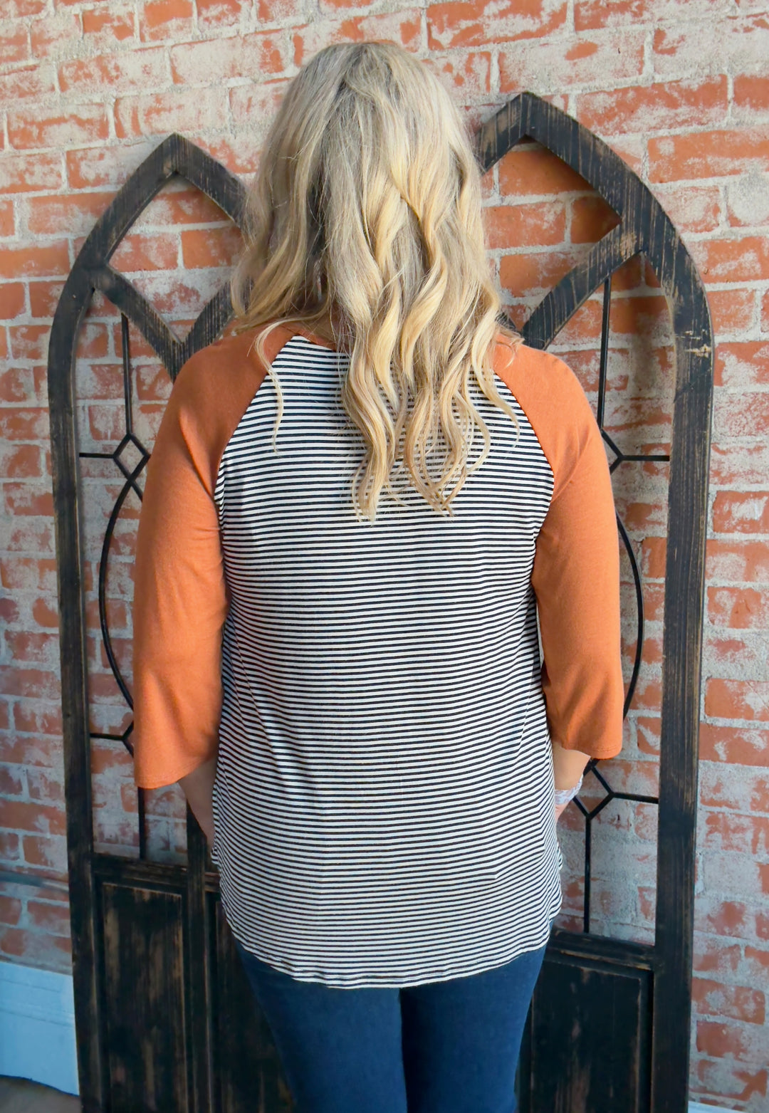 Move Over Striped 3/4 Color Block