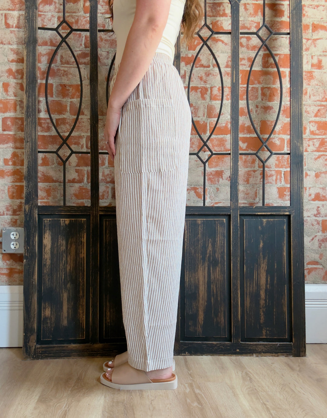 Lookin' Pretty Pinstriped Pants