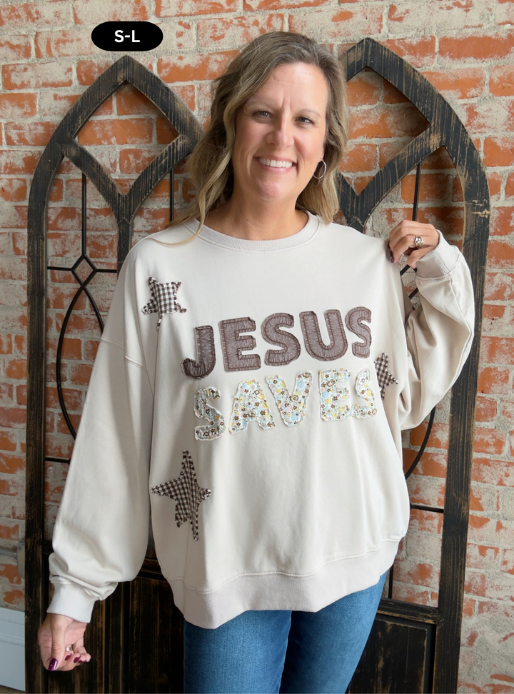 Jesus Saves Sweatshirt