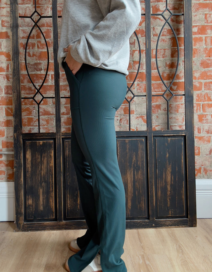 Feeling Snatched Ribbed Yoga Pant-2 Colors