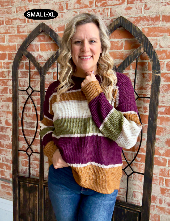 Hear The Echo Striped Sweater