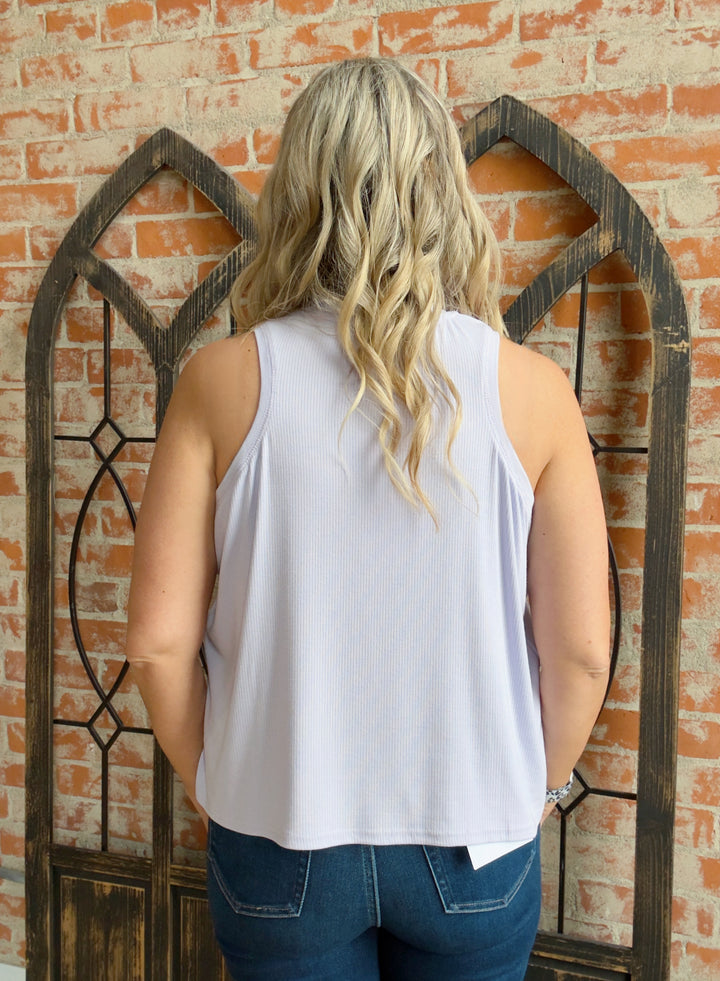 Again & Again Ribbed Tank-2 Colors